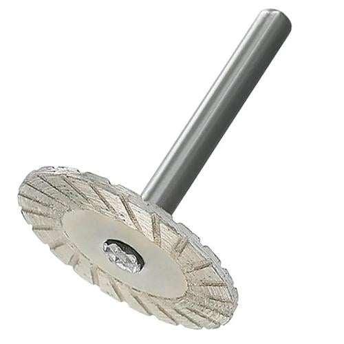 Диск алмазный для резки камня плитки гранита 40 мм хвостовик 6 мм (927258) Диск алмазный для резки камня плитки гранита 40 мм хвостовик 6 мм (927258)