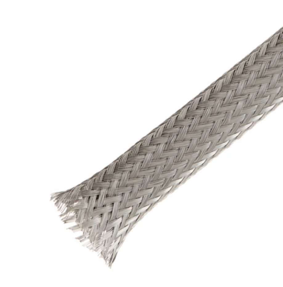 Оплетка экранировочная медная 2х24хAWG36 луженая Ø2,78 мм 10 м (000049881)