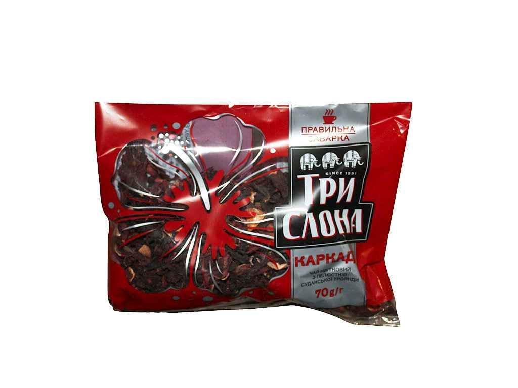 Чай цветочный Три Слона Каркаде № 114 70 г (214693)