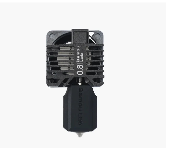 Хотенд в зборі для 3D принтера Bambulab серії P1 закаленная сталь 0,8 (FAH003-P)