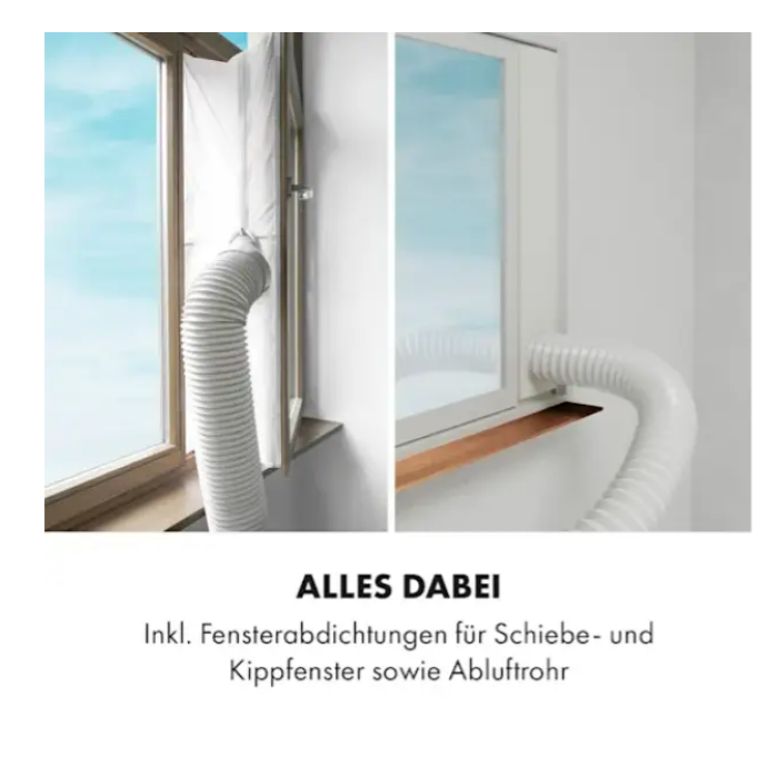 Кондиционер мобильный KLARSTEIN Pure Blizzard Smart 9k 9000 БТЭ/2,6 кВт дистанционное управление (10035807) - фото 6 Кондиционер мобильный KLARSTEIN Pure Blizzard Smart 9k 9000 БТЭ/2,6 кВт дистанционное управление (10035807) - фото 6