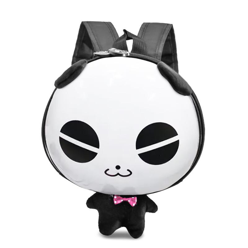 Дитячий рюкзак із твердим корпусом Funny Animals Lesko 2020 Панда з ремінцем антипотужкою