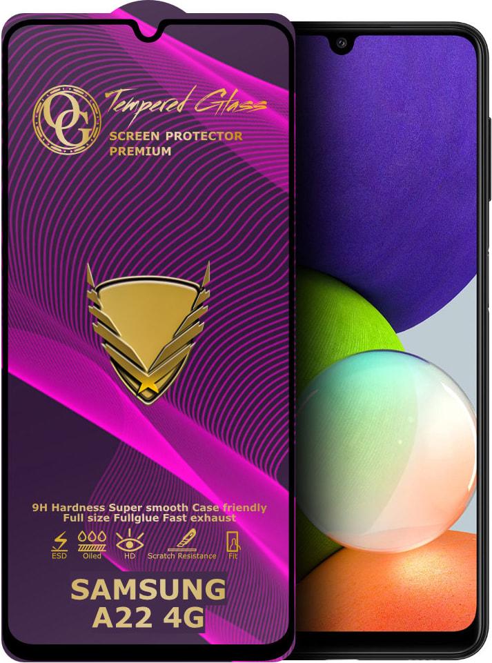 Стекло защитное GoldenArmor Samsung Galaxy A22 4G A225 Full Glue (32350)