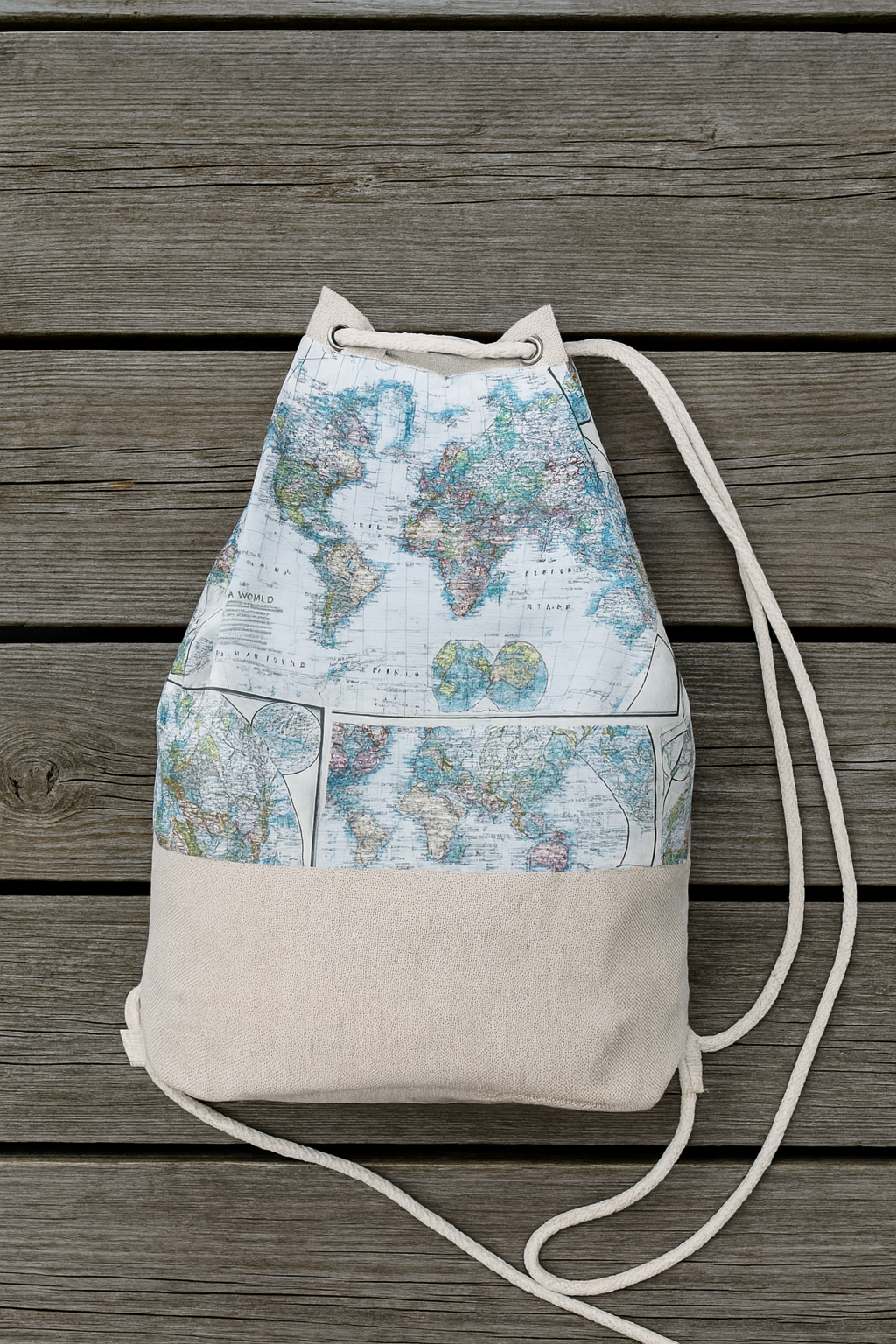 Рюкзак тканевый Presentville Summer Карта (RSUM 20A008)