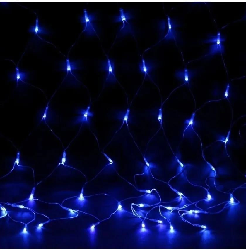Гірлянда штора сітка 120 LED 220В 1,5х1,5 м Синій (3010) - фото 5 Гірлянда штора сітка 120 LED 220В 1,5х1,5 м Синій (3010) - фото 5