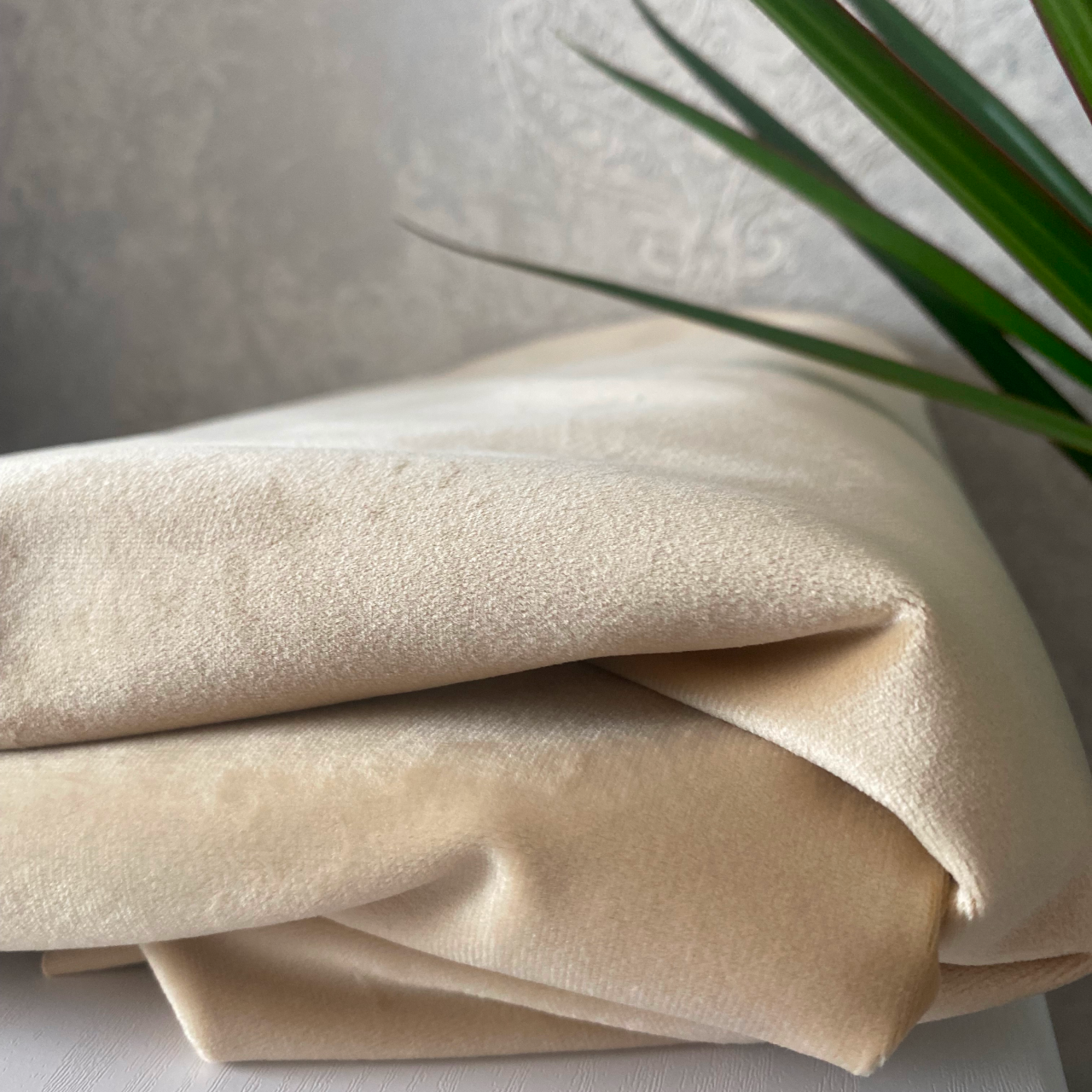 Тканина велюр Mebellini Альтаміра 145 см Бежевий (MTEP2000-010) - фото 2