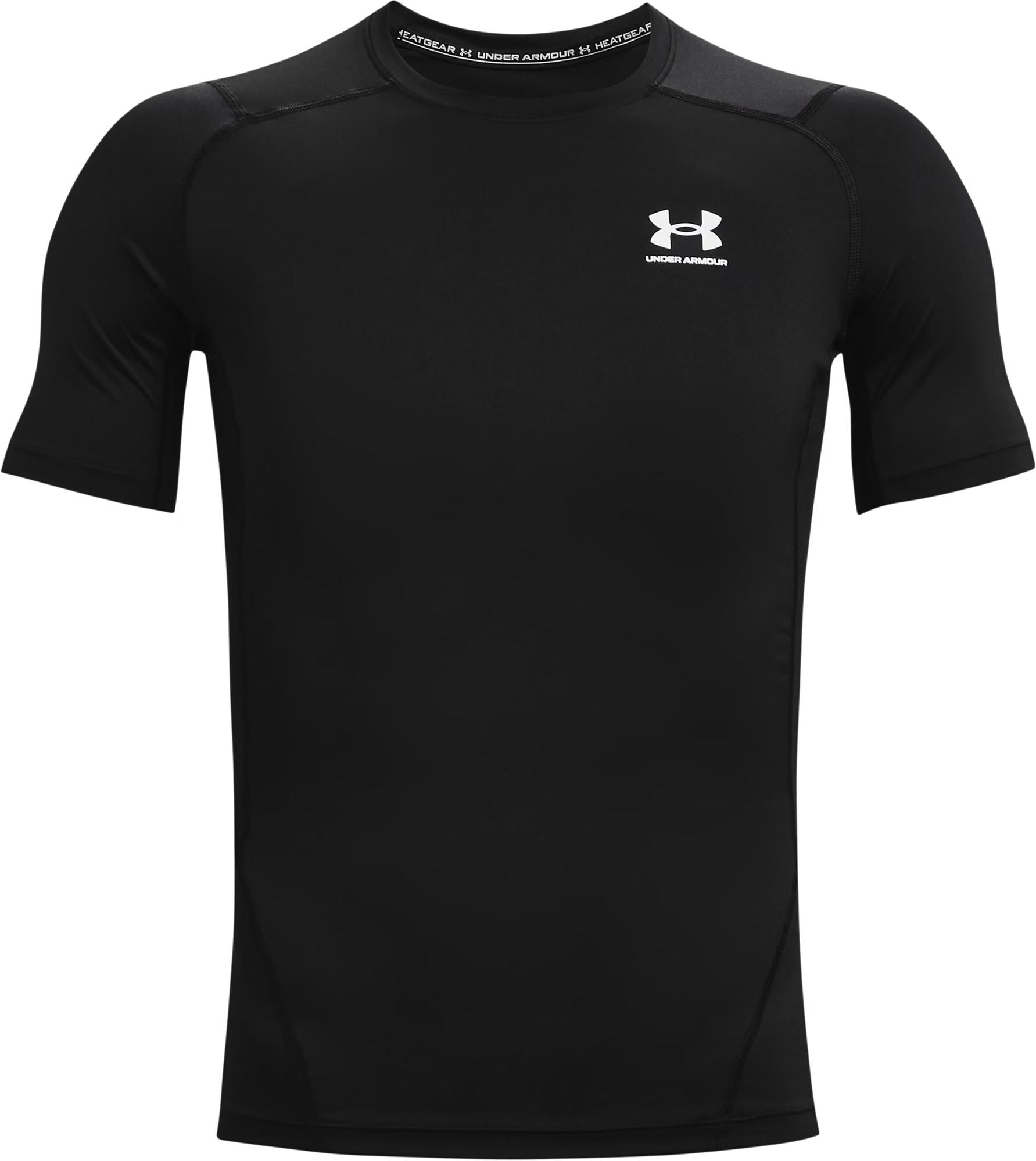 Футболка компрессионная Under Armour HEATGEAR SHORT SLEEVE 2XL Черный (1361518-001)