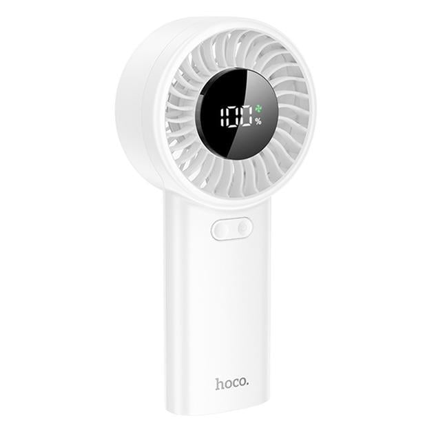 Вентилятор портативний Hoco HX62 Endless handheld fan 45dB 3W 6000 mAh White