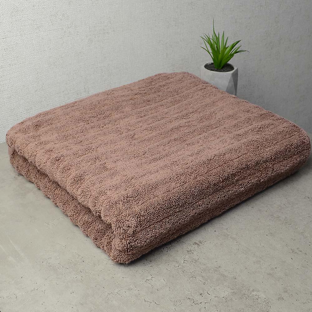 Полотенце банное премиум качества GM Textile 70х140 см Коричневый