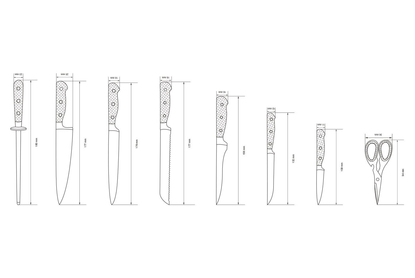 Набор ножей Vinzer Master 9 пр. (50111) - фото 4 Набор ножей Vinzer Master 9 пр. (50111) - фото 4