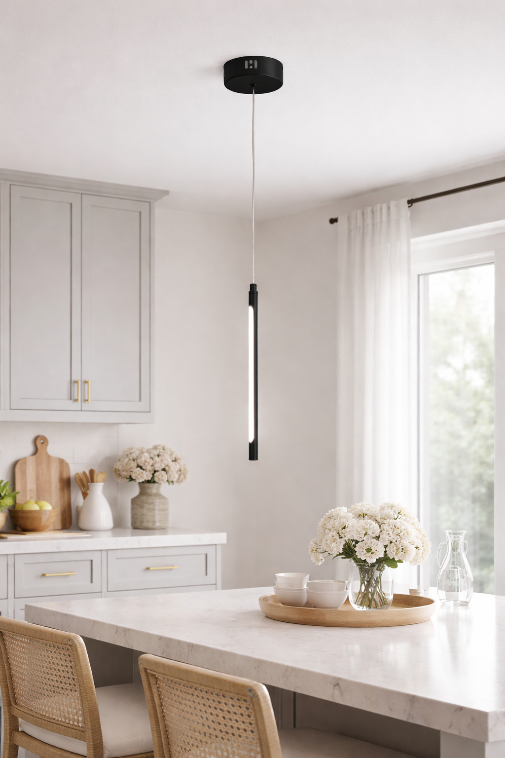 Подвесной светильник Lunaris LED нейтральный свет 6,5W (20386/1ВК)