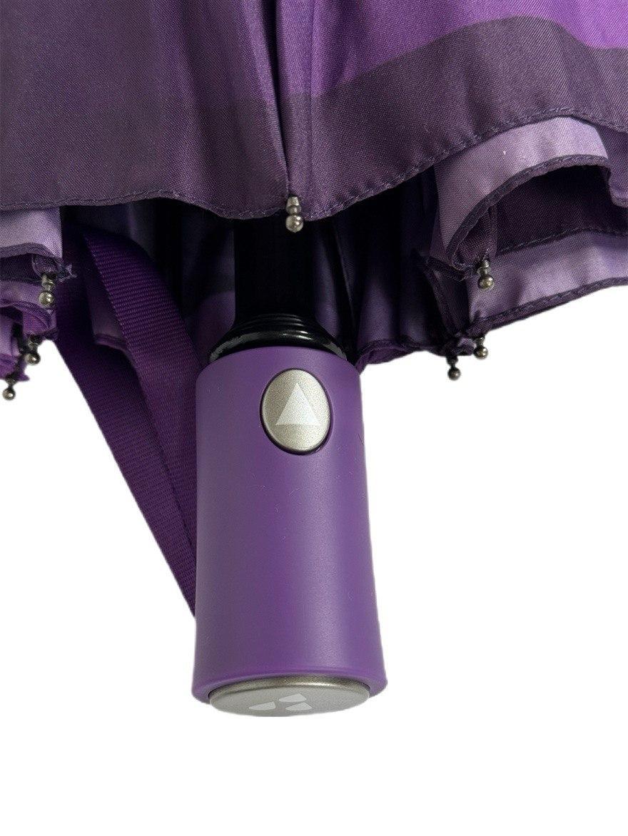 Парасолька жіноча напівавтоматична Срібний дощ 9 спиць Фіолетовий (6025/3) - фото 4 Парасолька жіноча напівавтоматична Срібний дощ 9 спиць Фіолетовий (6025/3) - фото 4