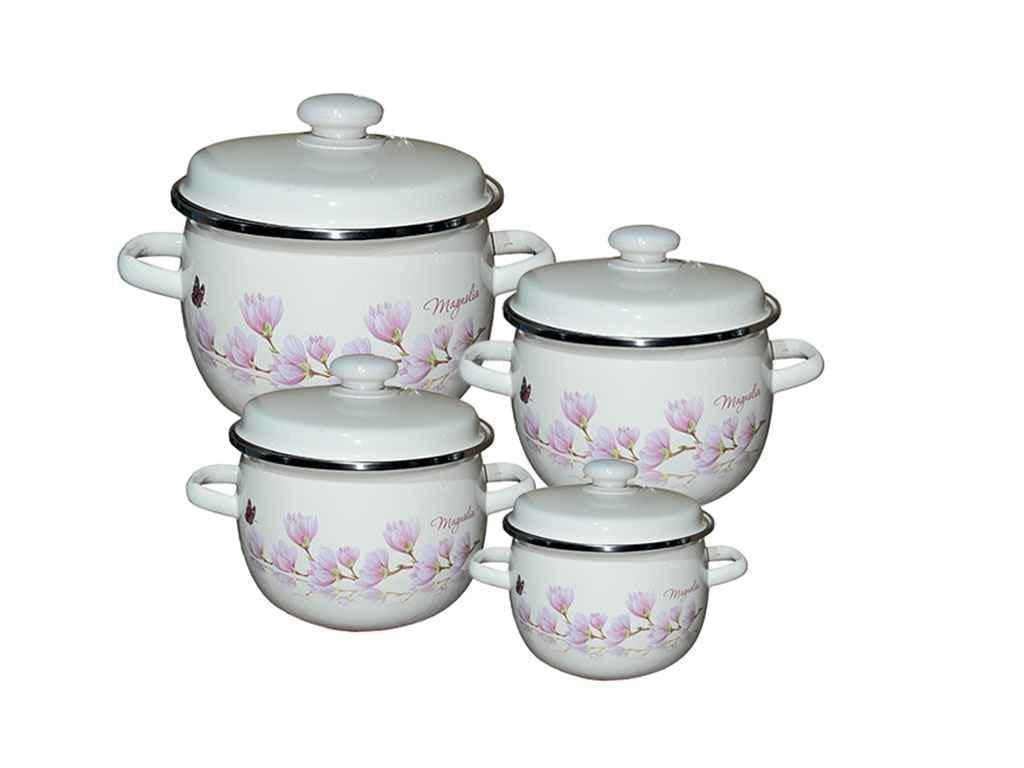 Набір посуду IDILIA I929 Магнолія 4 пр. Молочний (990090)