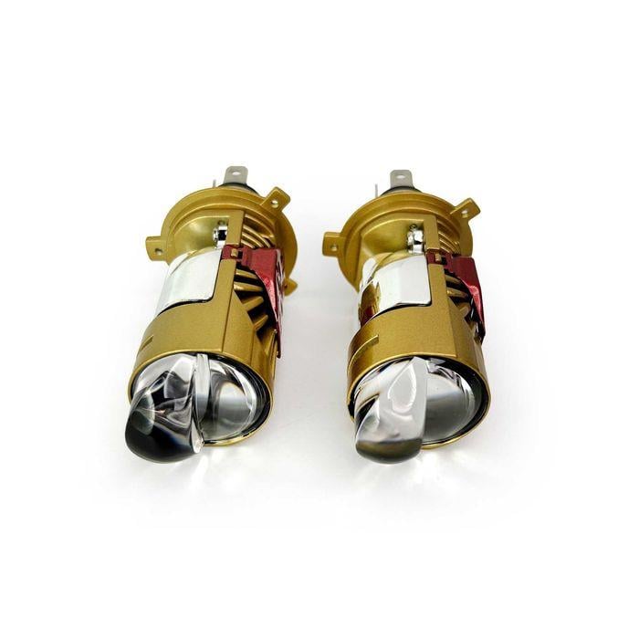 Автомобильные мини-линзы LED H4 Bi-LED 100W 26000Lm 6000K IP68 2 шт.