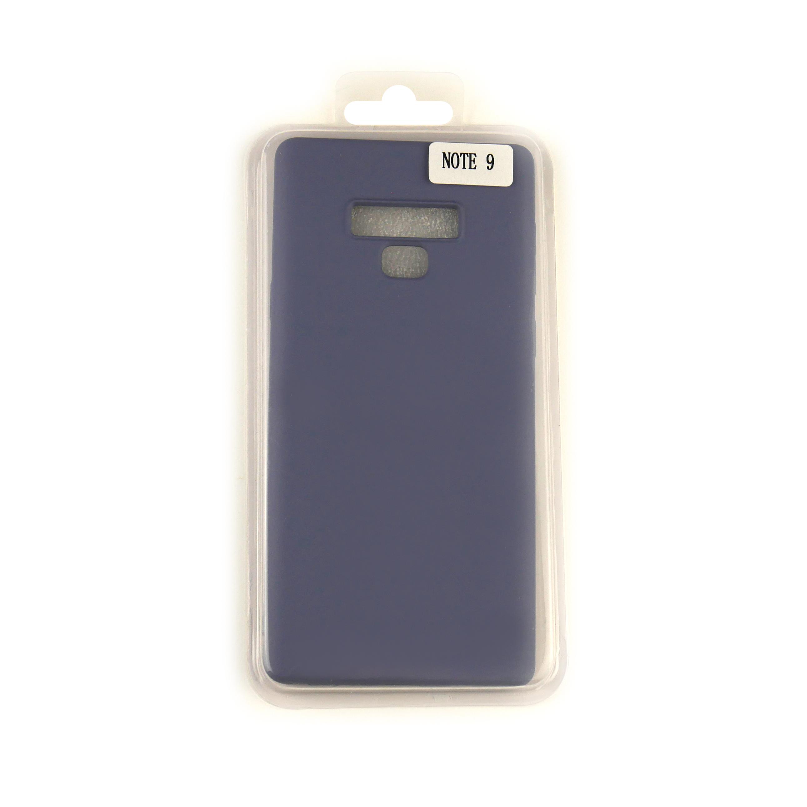 Чехол Silicone Case Full Cover Samsung Note 9 Джинсовый