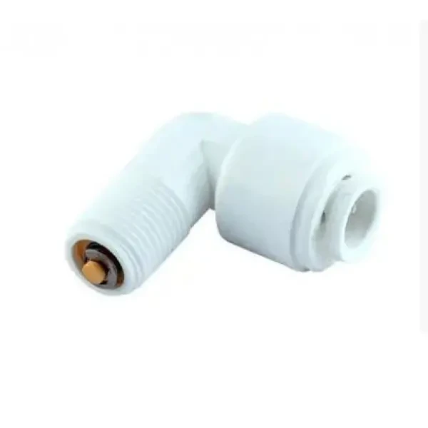 Колено с обратным клапаном Aquafilter 1/4" шланг х 1/8" РН Quick Connect (KP-CV3042W-Q)