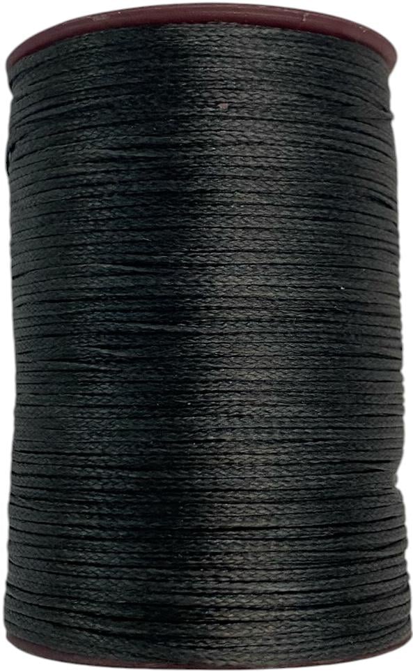 Нить вощеная плоская для шитья кожи и ремонта обуви 0,8 мм 100 м Темно-серый 19 (87427017)