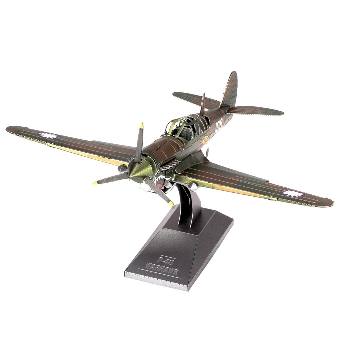 Конструктор металлический Metal Earth P-40 Warhawk MMS213 3D - фото 2