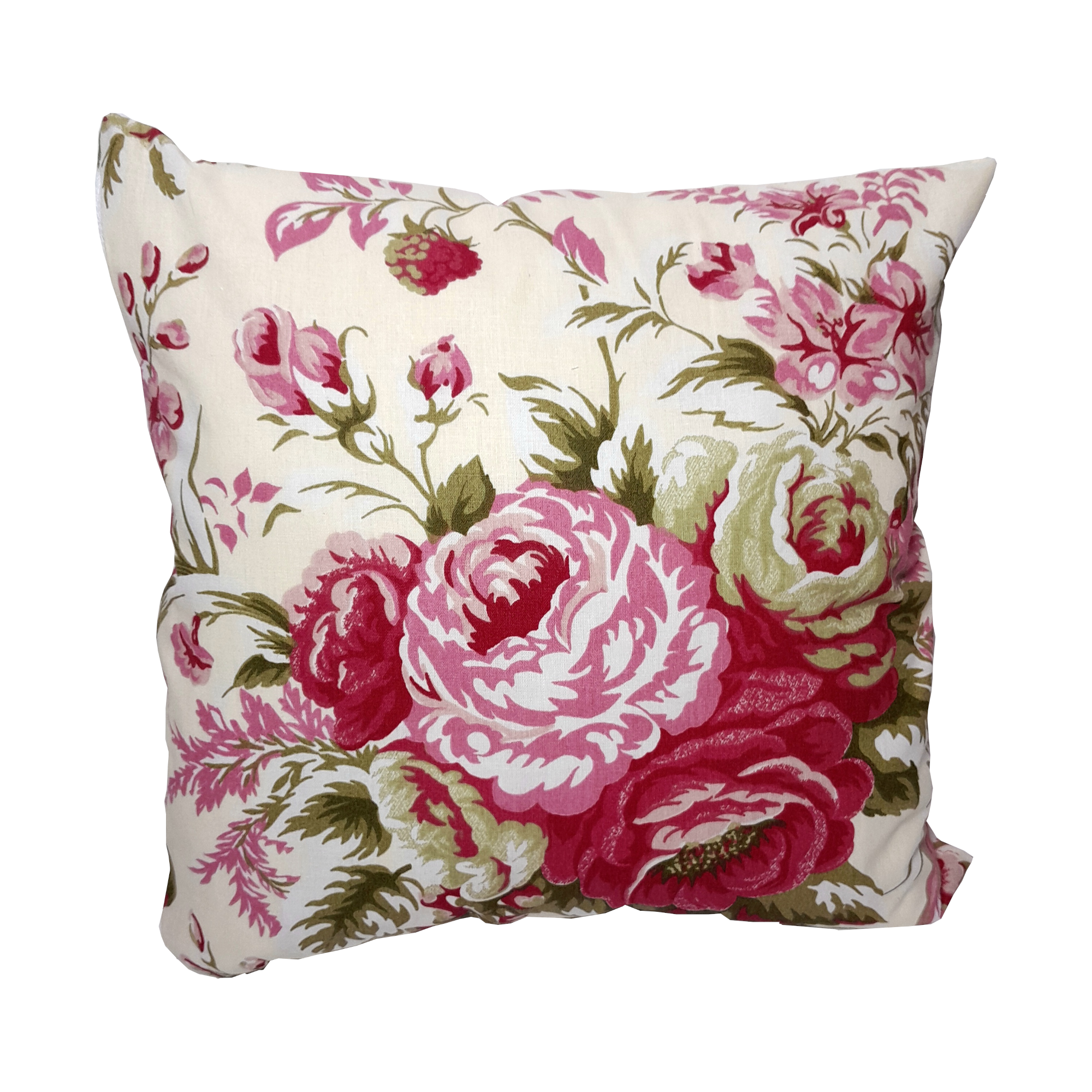 Наволочка декоративная Розы 30х30 см Розовый