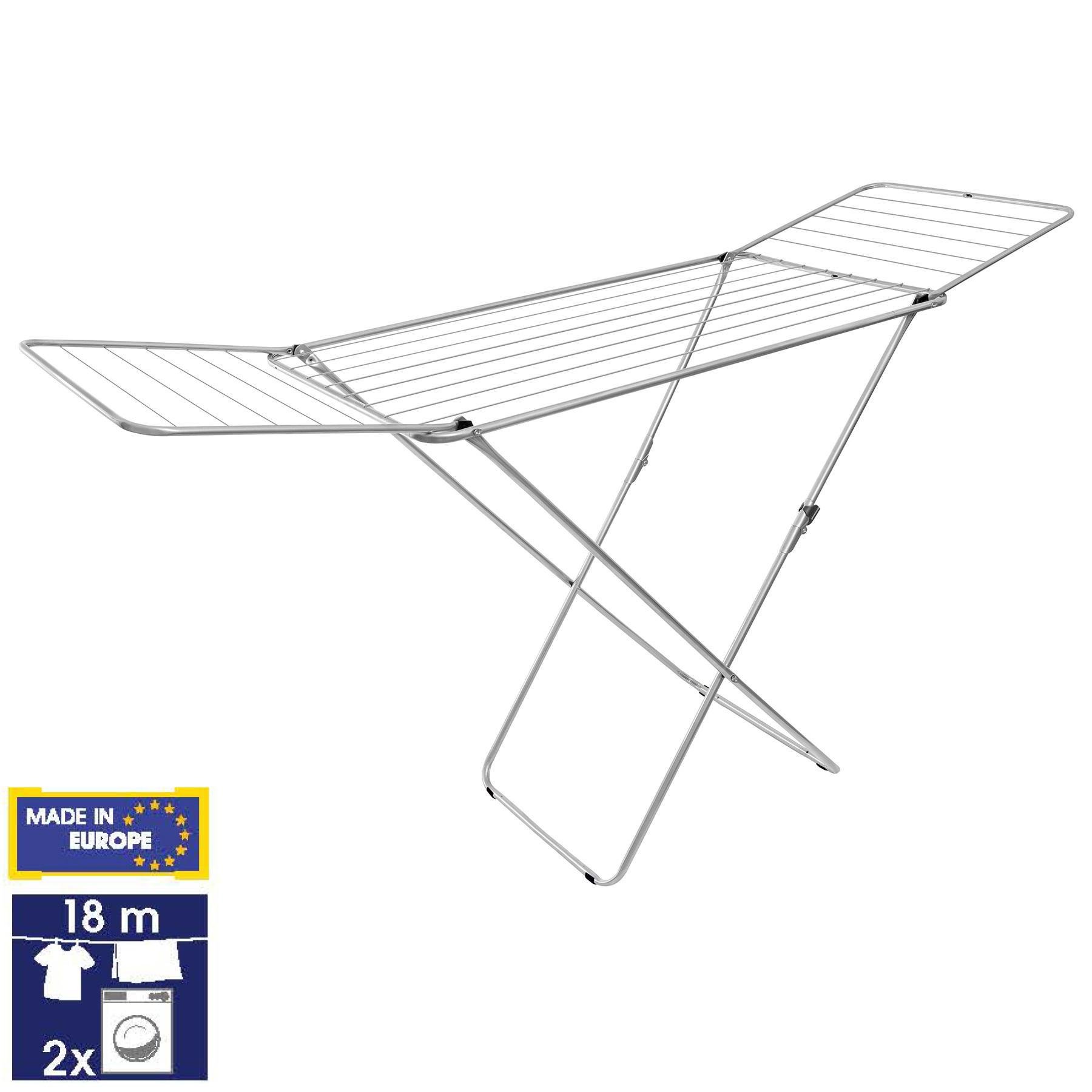 Сушарка для білизни підлогова Casa Si Kolibri 18 м Silver (CS42191C06) - фото 2 Сушарка для білизни підлогова Casa Si Kolibri 18 м Silver (CS42191C06) - фото 2