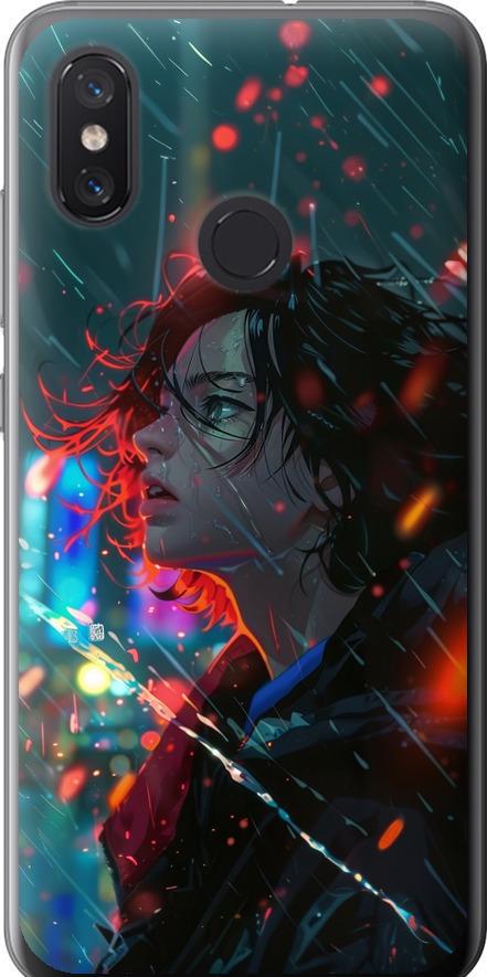 Чехол на Xiaomi Mi8 Ночные огни (6096u-1499-42517)