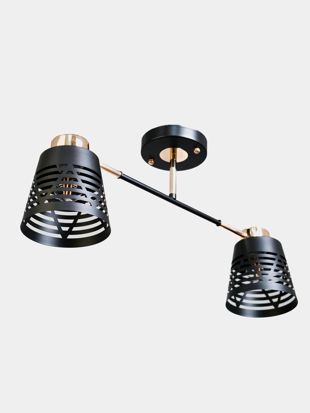 Люстра LK-737C/2 E27 BK+FG (29-465)