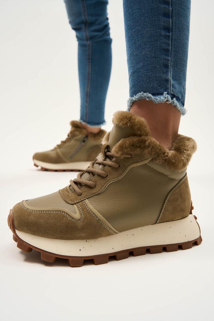 Ботинки женские LONZA р. 37 Хаки (179714)