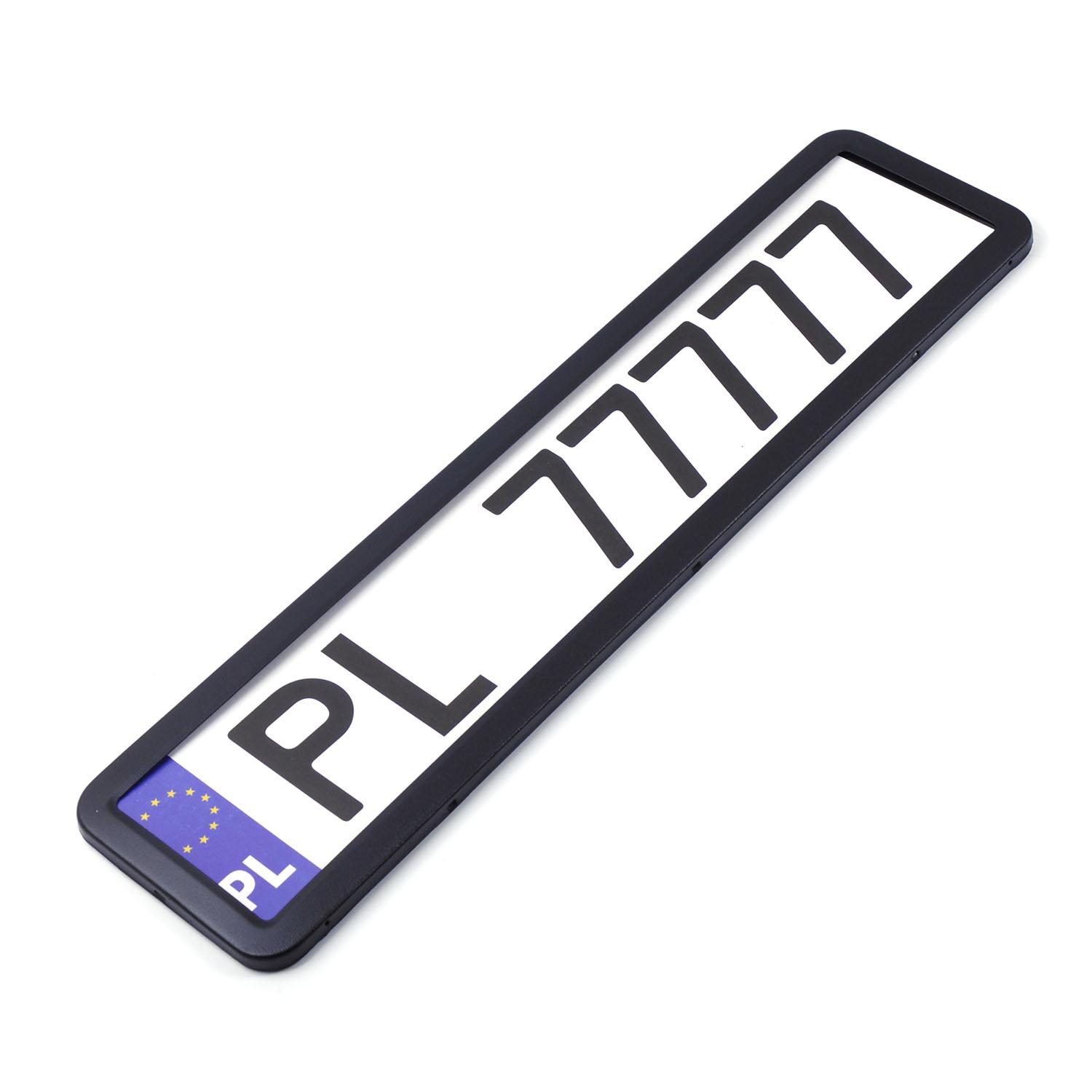 Рамка номерного знака Elegant без надписей Elegant EL100597 матовая нержавеющая сталь (slg0004297)