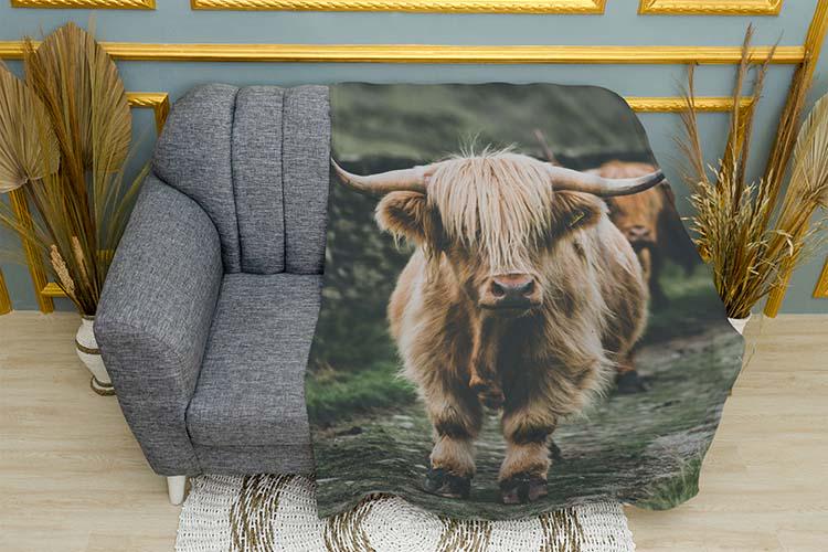 Плед Big bull плюш двухслойный 150х210 см (113982-3)