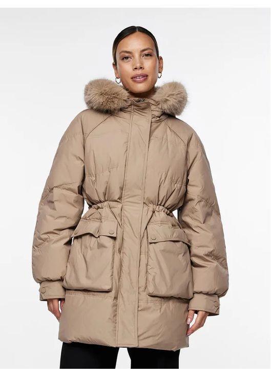 Пуховик зимний женский YAS на кулиске M/L (26031384)