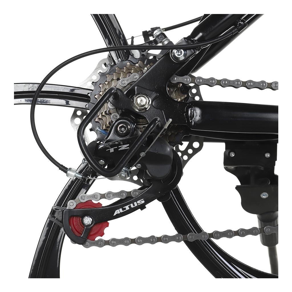 Велосипед с литыми дисками Kucher "City Power Series A" складной шины 26" рама 17" Черно-белый (1501204322) - фото 3