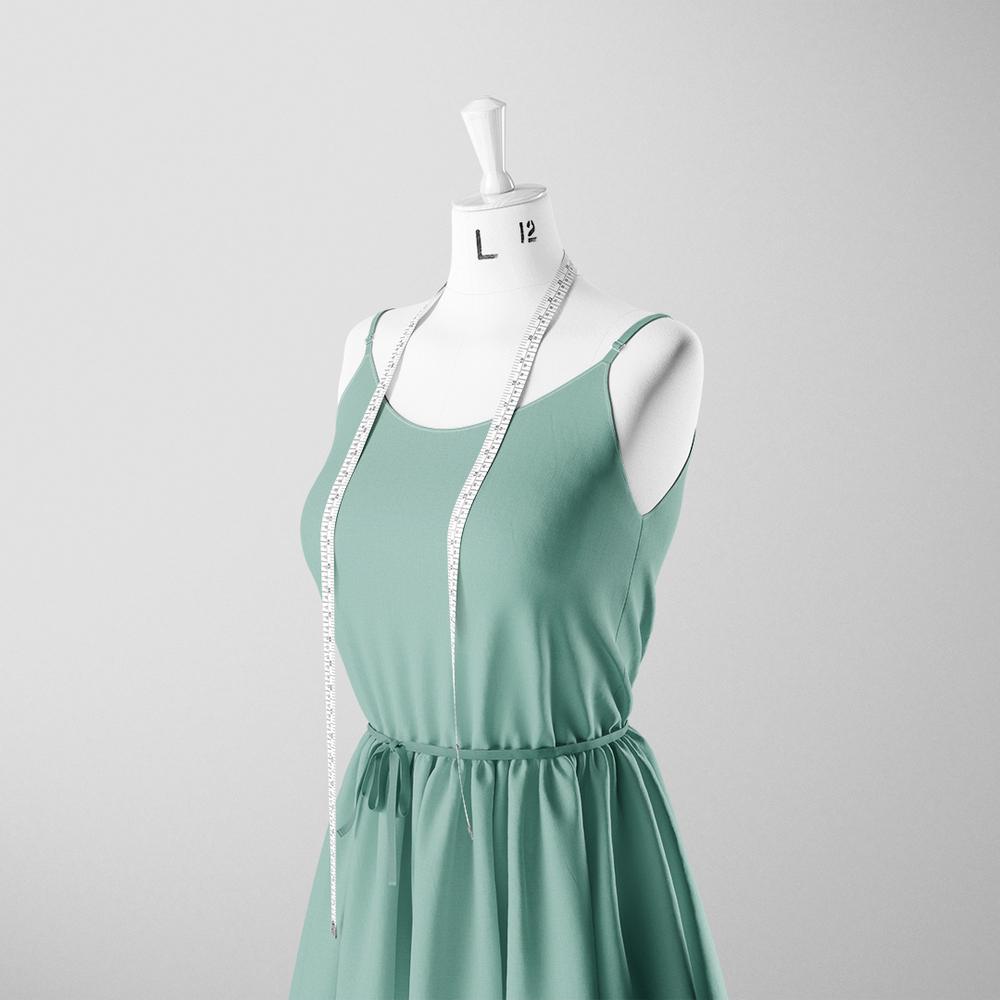 Ткань плательная штапель твил V-12 полин