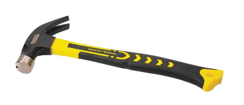 Молоток столярний Mastertool HRC60 фібергласова рукоятка 450 г 340 мм з магнітним пазом (02-0705)