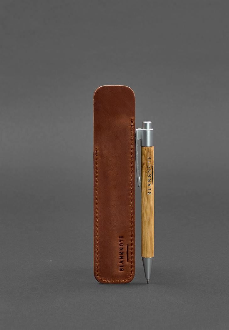 Чехол кожаный для ручек 2.0 Crazy Horse Светло-коричневый (A-027201) - фото 3 Чехол кожаный для ручек 2.0 Crazy Horse Светло-коричневый (A-027201) - фото 3