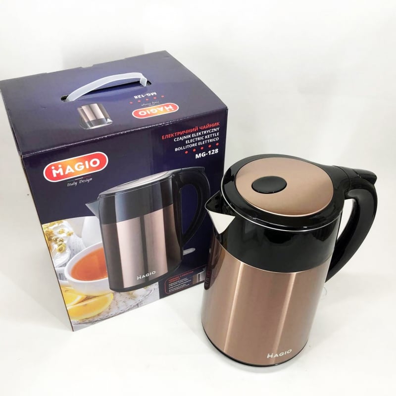 Електрочайник Magio MG-128 1,8 л 1850W (26202696) - фото 9 Електрочайник Magio MG-128 1,8 л 1850W (26202696) - фото 9