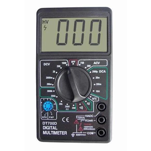 Мультиметр для вимірювання напруги Digital DT700D цифровий (299870)