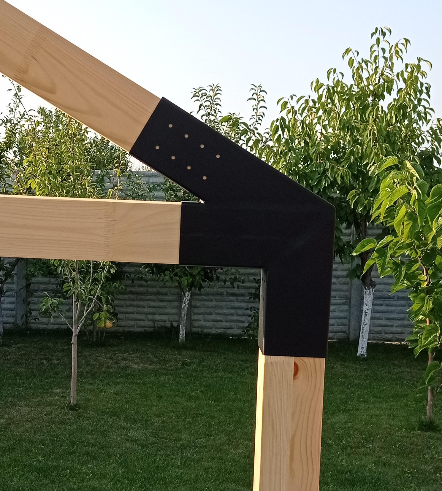 ᐉ З'єднувач для бруса 100х100 мм (№10 L Преміум) • Краща ціна в Києві ...