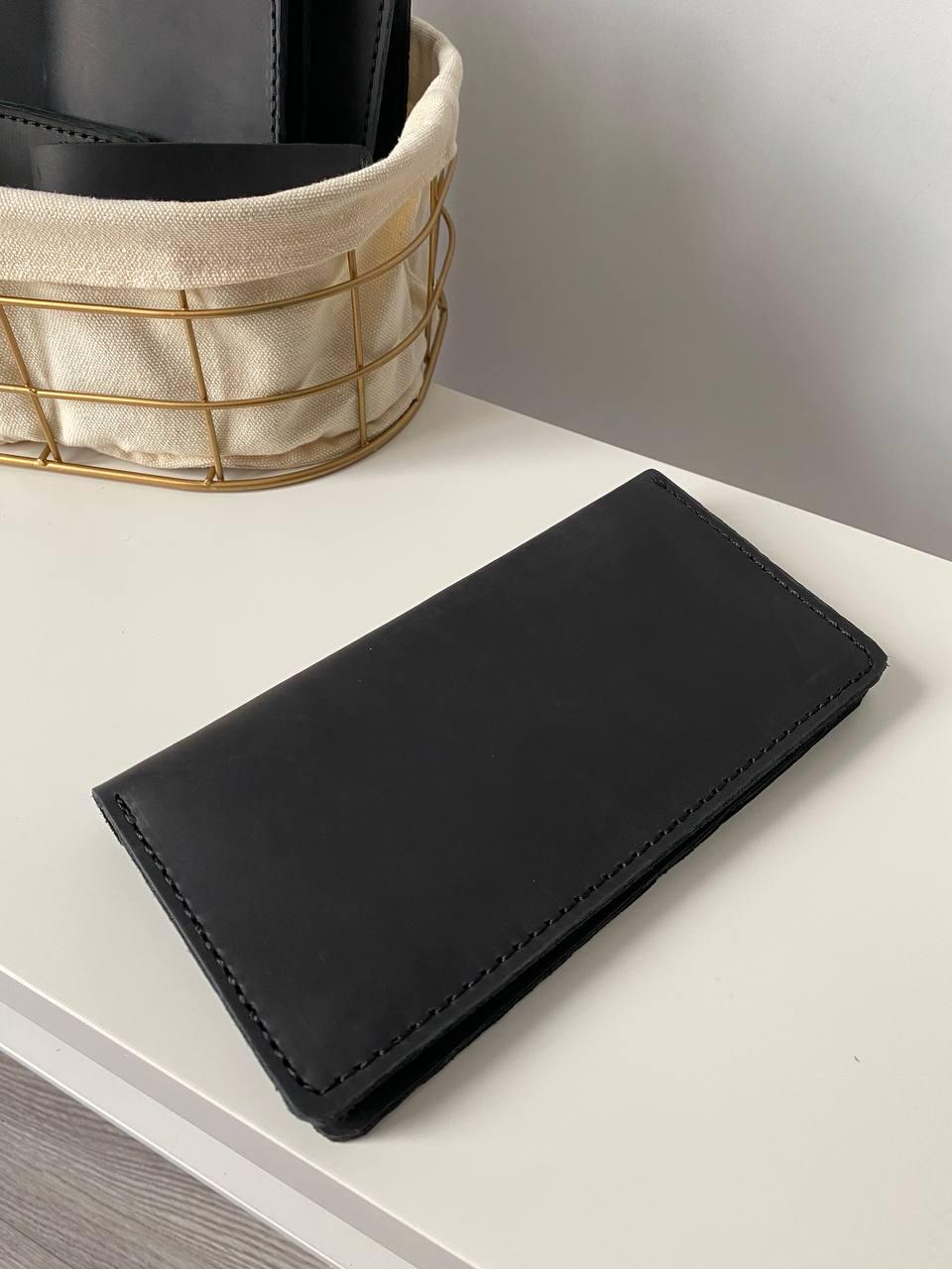 Портмоне Сrazy horse из натуральной кожи (349593) - фото 2