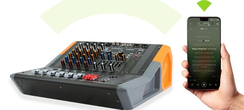 Мікшерний пульт активний з підсилювачем 2х500 Вт 4 канальний 99 DSP USB Bluetooth (0003) - фото 3 Мікшерний пульт активний з підсилювачем 2х500 Вт 4 канальний 99 DSP USB Bluetooth (0003) - фото 3