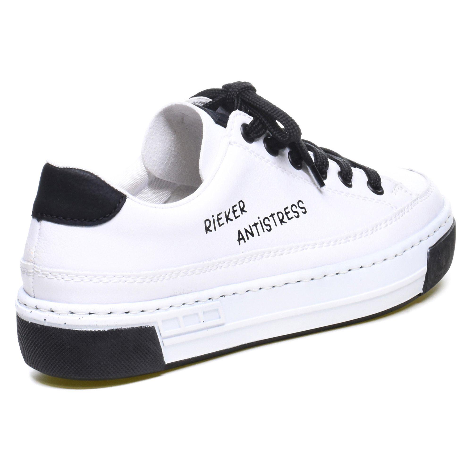 Кеди жіночі Rieker р. 39 Білий/Чорний (035246-39) - фото 2 Кеди жіночі Rieker р. 39 Білий/Чорний (035246-39) - фото 2