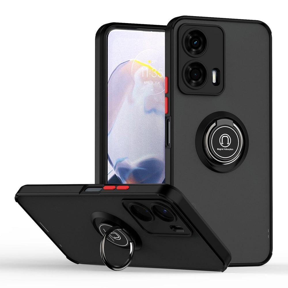 Захисний чохол MatteLuxe Motorola G24 (з кільцем) Black (38251-2B) Захисний чохол MatteLuxe Motorola G24 (з кільцем) Black (38251-2B)