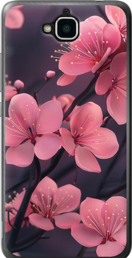 Чехол на Huawei Enjoy 5 Пурпурная сакура (6075u-475-42517)
