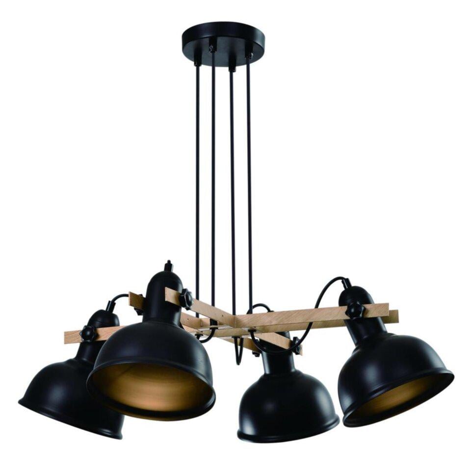 Люстра Candellux Reno 65x70 см Чорно-бежевий (34-78155)