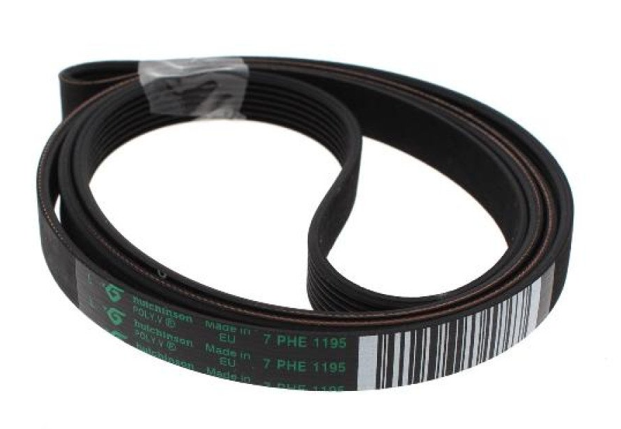 Ремінь Hutchinson 1195 H7 EL для пральної машини Чорний (remn006) - фото 7 Ремінь Hutchinson 1195 H7 EL для пральної машини Чорний (remn006) - фото 7