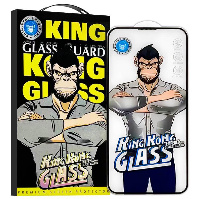 Захисне 2.5D скло King Kong HD для Apple iPhone 13 Pro Max / 14 Plus (6.7") Чорне