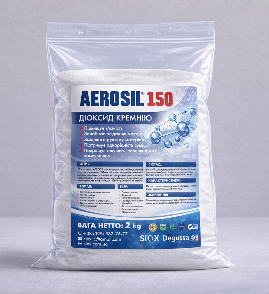 Диоксид кремния SIOX&Evonik AEROSIL 150 2 кг (35425089)