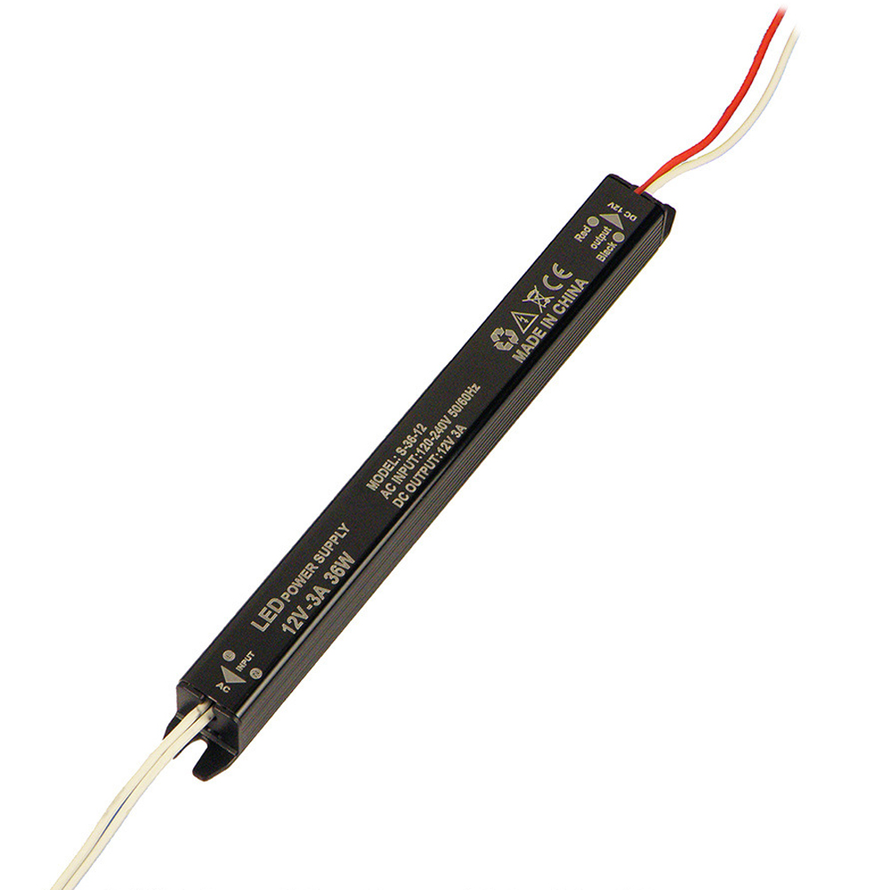 Блок живлення імпульсний герметичний VOLTRONIC PSW12-36 для електроніки 12 В 3 А 36 Вт (24394)