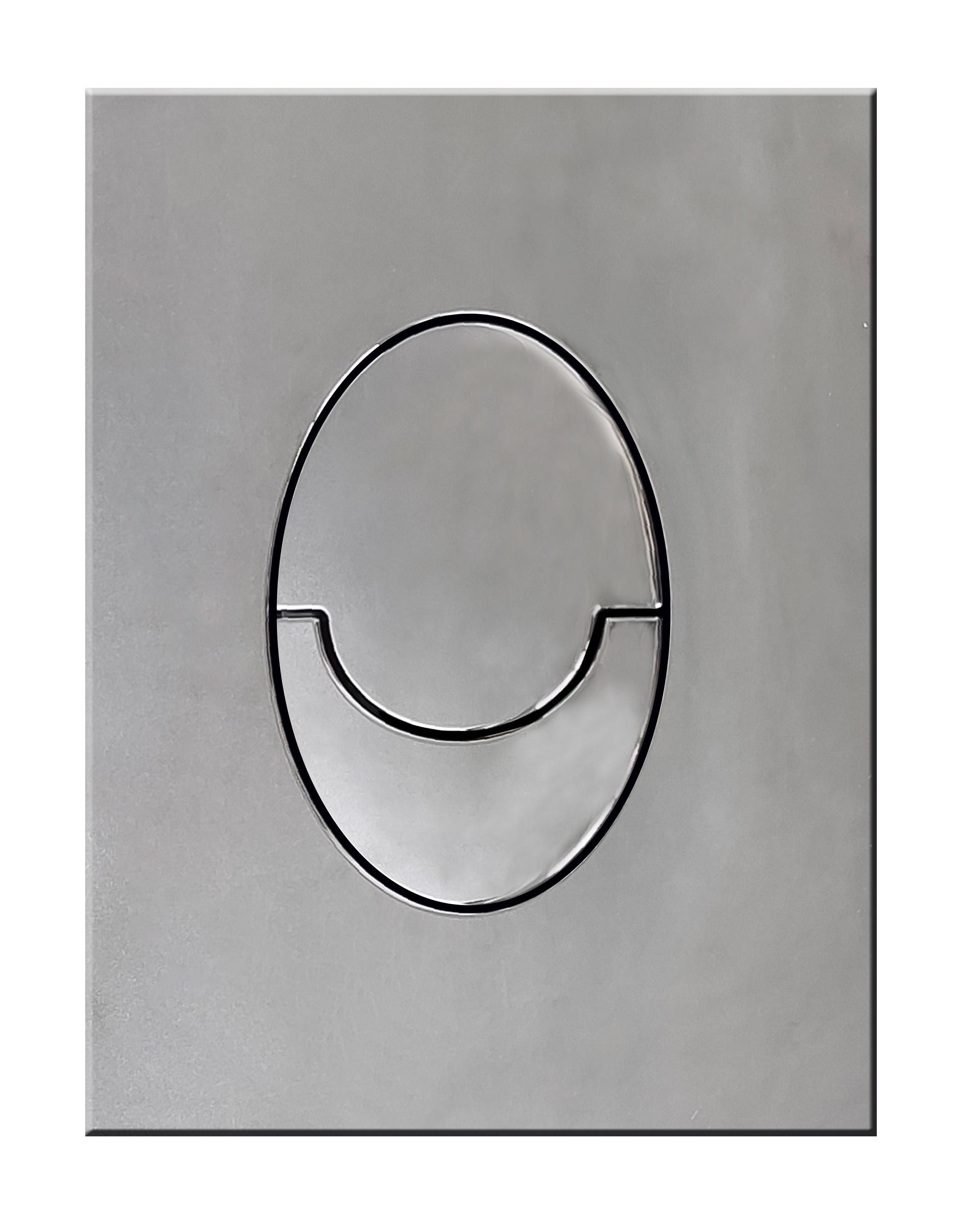 Панель смыва пластиковая KOER KT-0606-01 закругленная кнопка 157x198x3 мм (OL-KR5342)