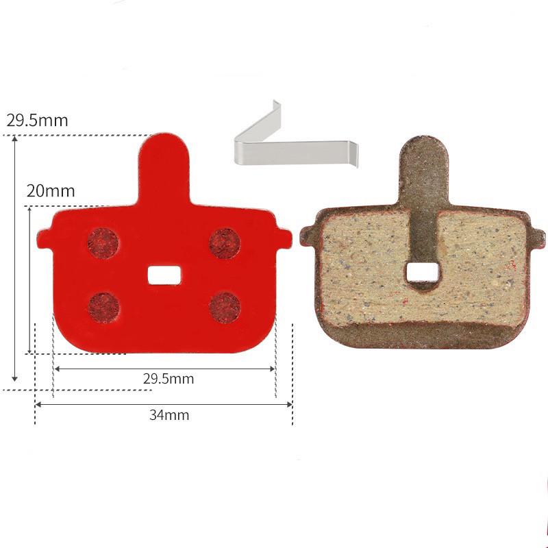 Колодки тормозные велосипедные дисковые DS015 29,5х34 мм - фото 2 Колодки тормозные велосипедные дисковые DS015 29,5х34 мм - фото 2