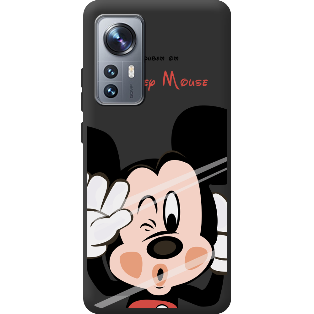 Чехол BoxFace Xiaomi 12 / 12X Mister M Черный силикон (44529-cc58-44506)